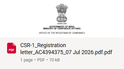 CSR Certificate